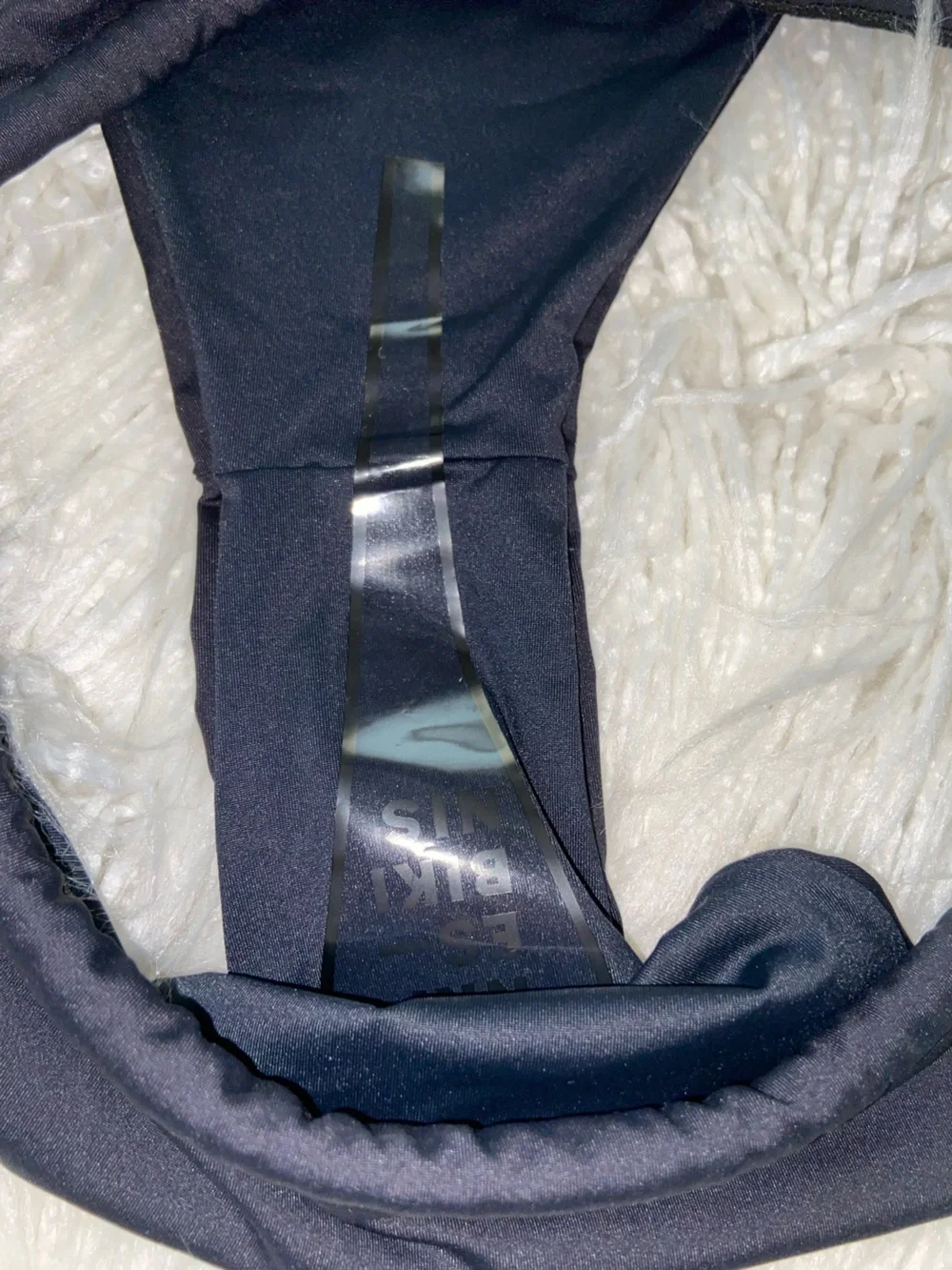 Frankie's Bikinis Black Tie-Side Bikini Bottom